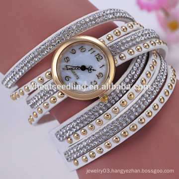 Fashion jewelry genuine leather watch